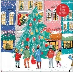Christmas Carolers - Square Boxed 1000 Piece Puzzle