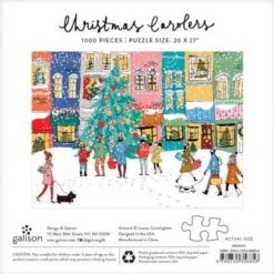Christmas Carolers - Square Boxed 1000 Piece Puzzle -FUNKO || SUPER7 || Eurographics 16912468 3 92