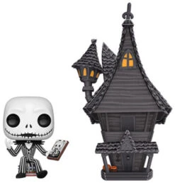 FUNKO Pop Town Nightmare Before Christmas Jack Skellington With Jack's House