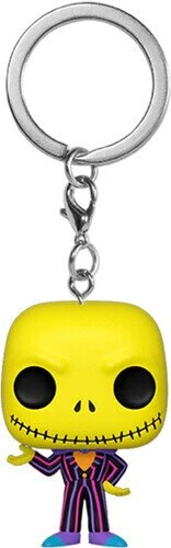 Funko Pop! Keychain: - The Nightmare Before Christmas Blklt- Jack