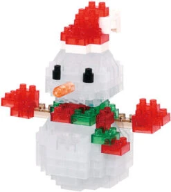 Nanoblock - Christmas - Snowman, Collection Series (Box Of 12)