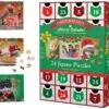 Eurographics Puzzle Adventskalender - 1200 Teile Christmas Cats