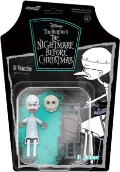 SUPER7 Nightmare Before Christmas: Dr. Finkelstein - Reaction Figure 10 Cm