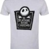 The Nightmare Before Christmas: Box Logo - Men's Heather Grey T-Shirt