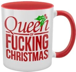Queen Of Fucking Christmas - Red Inner 2-Tone Mug -FUNKO || SUPER7 || Eurographics 17957630 2 92