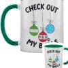 Pop Factory: Check Out My Balls - Christmas Green Inner 2-Tone Mug -FUNKO || SUPER7 || Eurographics 17958829 1 92