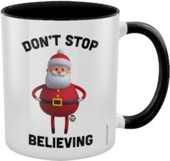 Pop Factory: Don't Stop Believing - Christmas Black Inner 2-Tone Mug -FUNKO || SUPER7 || Eurographics 17958940 2 92