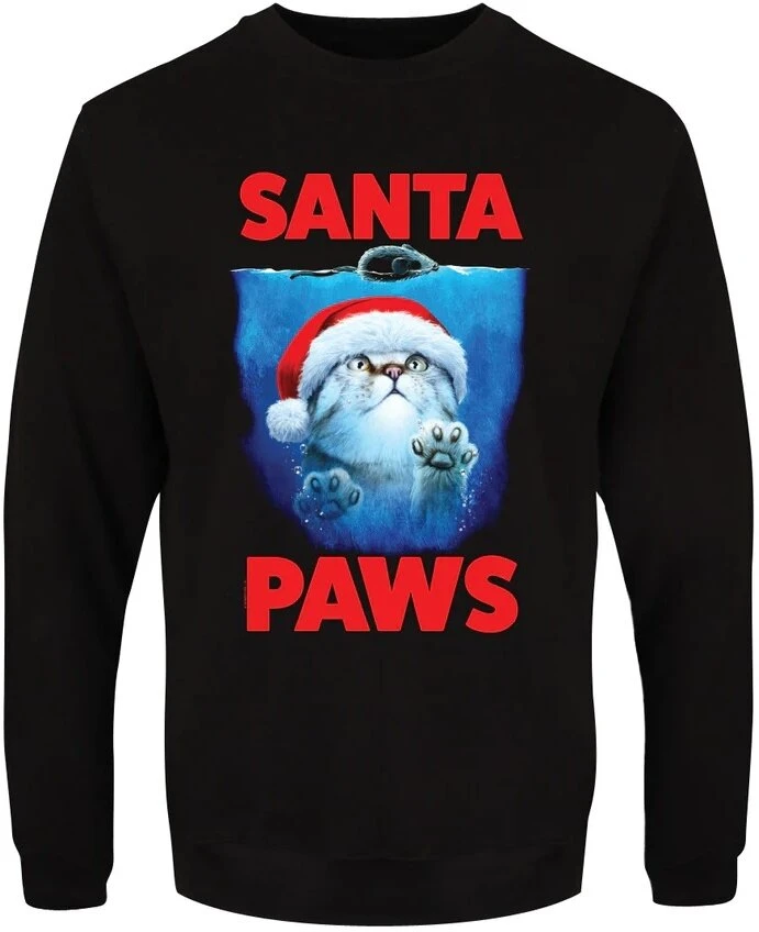 Pop Factory: Santa Paws - Ladies Christmas Jumper 3 Pop Factory: Santa Paws - Ladies Christmas Jumper