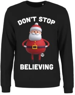 Pop Factory: Don't Stop Believing - Ladies Christmas Jumper