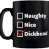 Naughty Nice Dickhead - Christmas Black Mug -FUNKO || SUPER7 || Eurographics 17958991 1 92