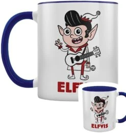 Pop Factory: Elfvis - Christmas Blue Inner 2-Tone Mug