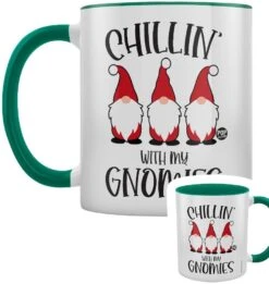 Pop Factory: Chillin' With My Gnomies - Christmas Green Inner 2-Tone Mug