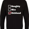 Naughty Nice Dickhead - Men's Christmas Jumper -FUNKO || SUPER7 || Eurographics 17959142 1 92