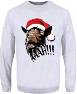 Aaah! Santa Goat - Men's Christmas Jumper