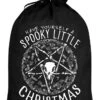 Have Yourself A Spooky Little Christmas Black Santa Sack