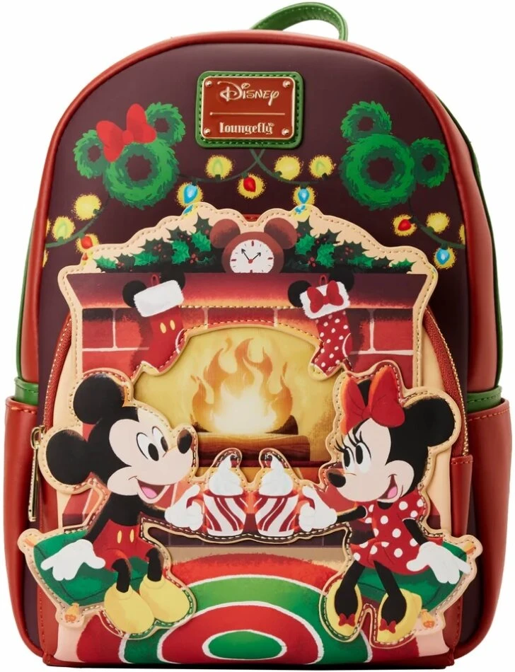 LOUNGEFLY Sac à Dos - Mickey & Co. - Mickey & Minnie Christmas - 23 Cm 3 LOUNGEFLY Sac à Dos - Mickey & Co. - Mickey & Minnie Christmas - 23 Cm