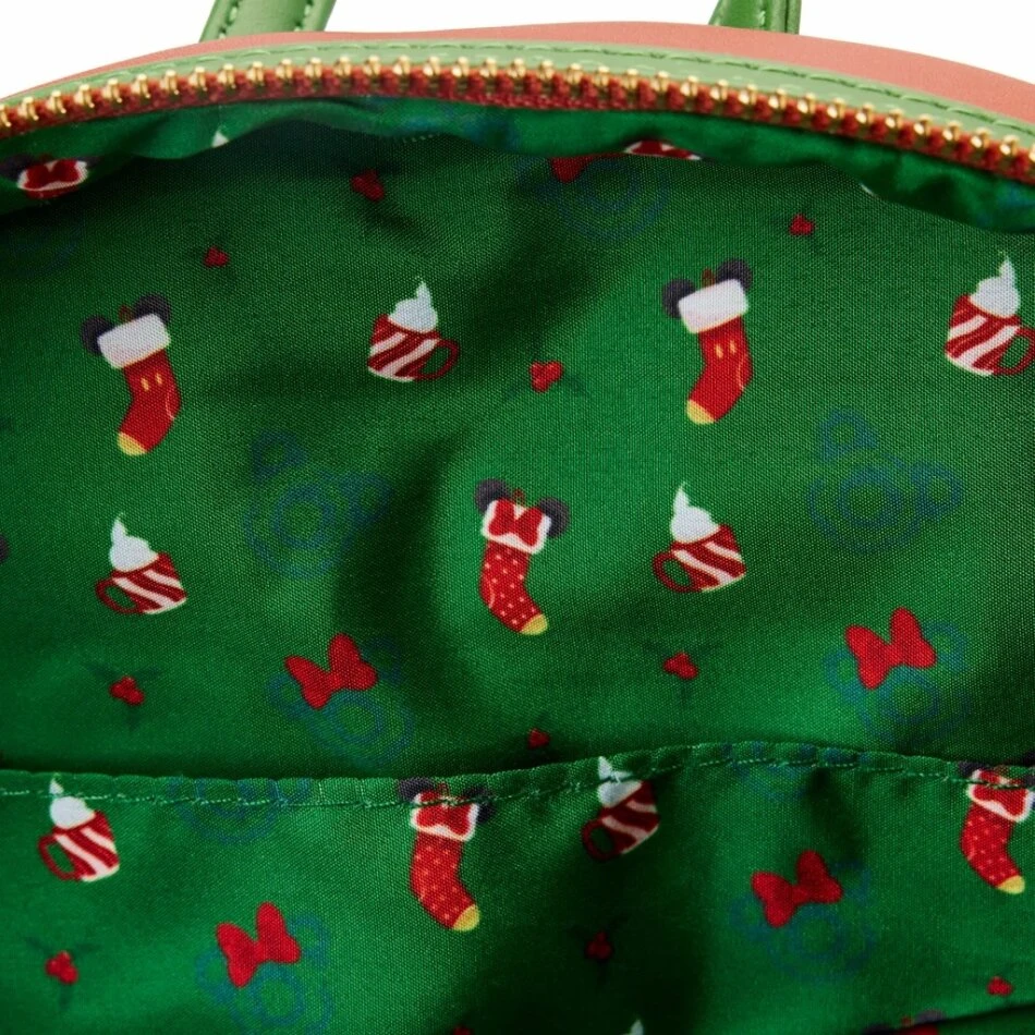 LOUNGEFLY Sac à Dos - Mickey & Co. - Mickey & Minnie Christmas - 23 Cm 7 LOUNGEFLY Sac à Dos - Mickey & Co. - Mickey & Minnie Christmas - 23 Cm – Image 5