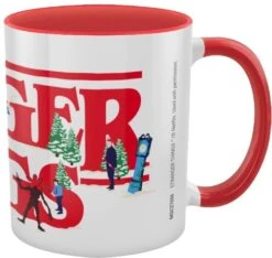 Stranger Things 4: Christmas Logo - Red Coloured Inner Mug -FUNKO || SUPER7 || Eurographics 18000071 3 92