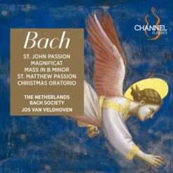 St. John Passion, Magnificat, Mass In B Minor - St. Matthew Passion, Christmas Oratorio (10 CDs) Von The Netherlands Bach Society, Johann Sebastian Bach (1685-1750) & Jos Van Veldhoven
