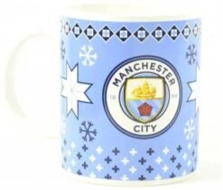 Manchester City FC - Christmas Superscript Tasse